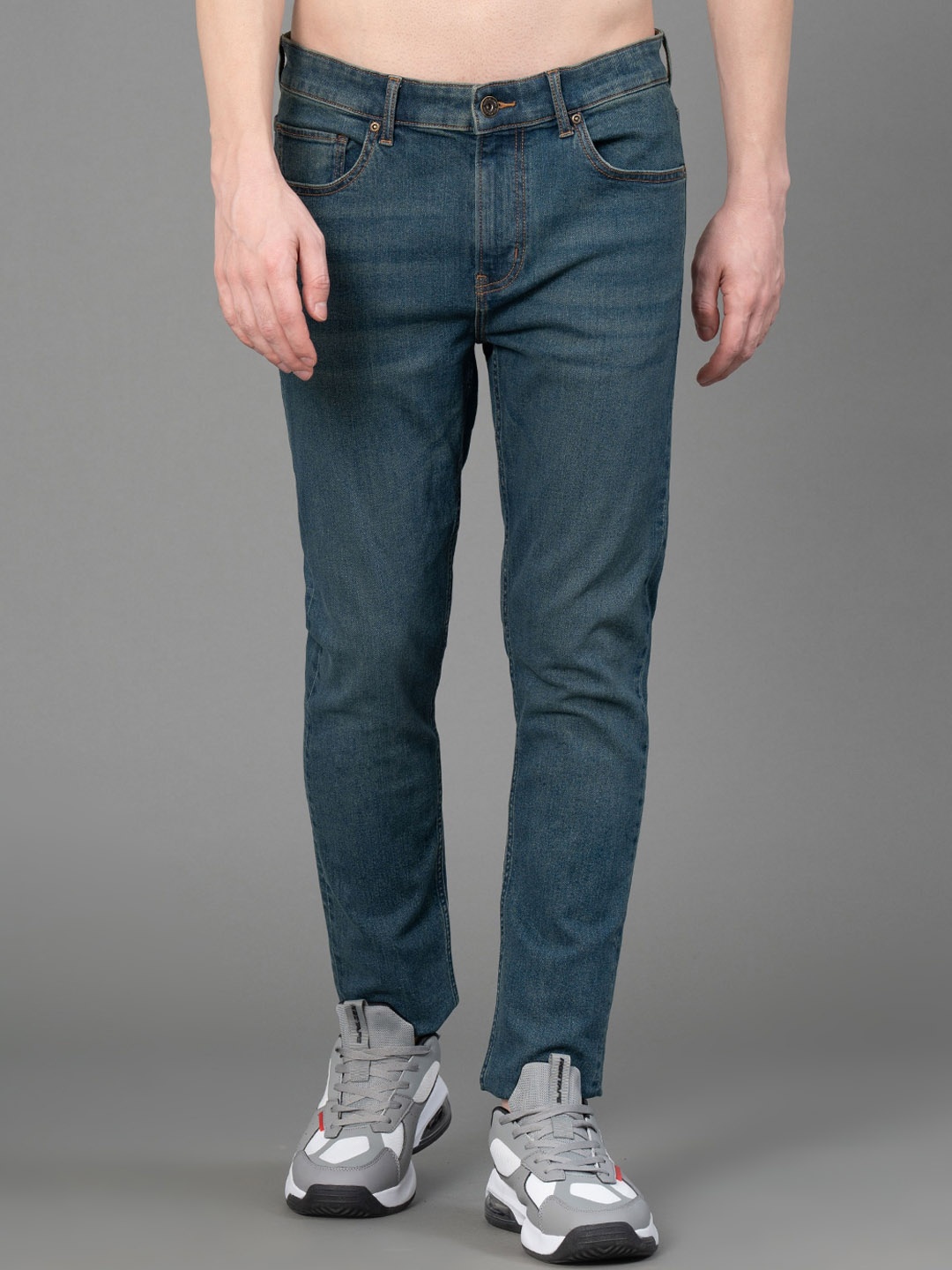 

Red Tape Men Mid-Rise Stretchable Regular Fit Jeans, Blue