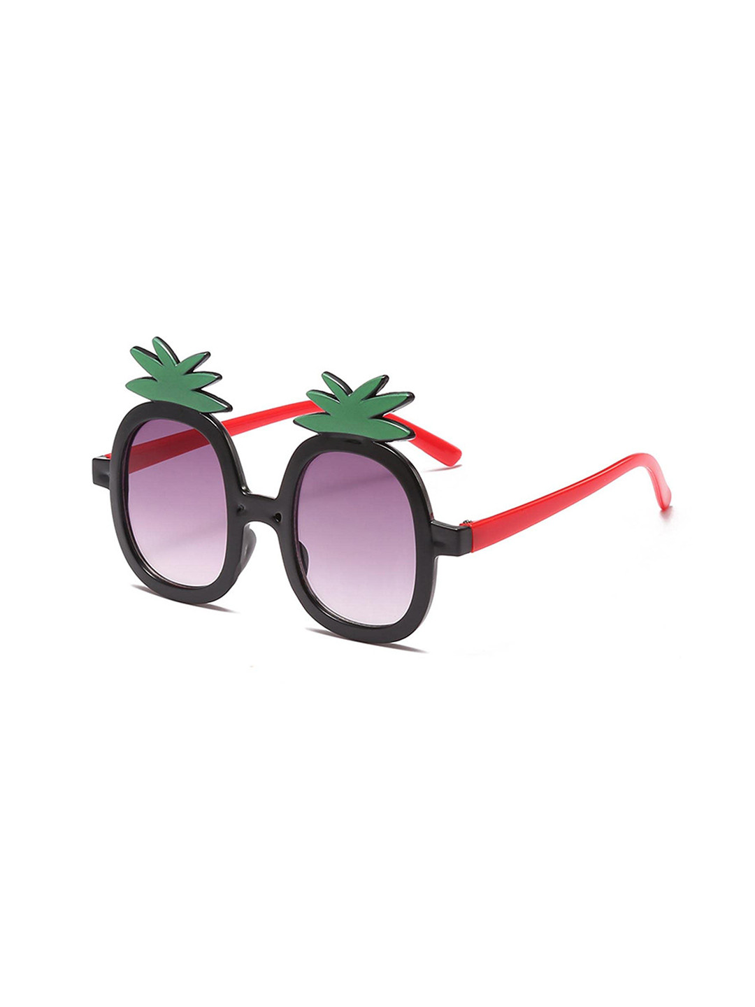 

SYGA Kids Pineapple Shaped Sunglasses with UV Protected Lens Goggles-Pineapple-Black, Pink