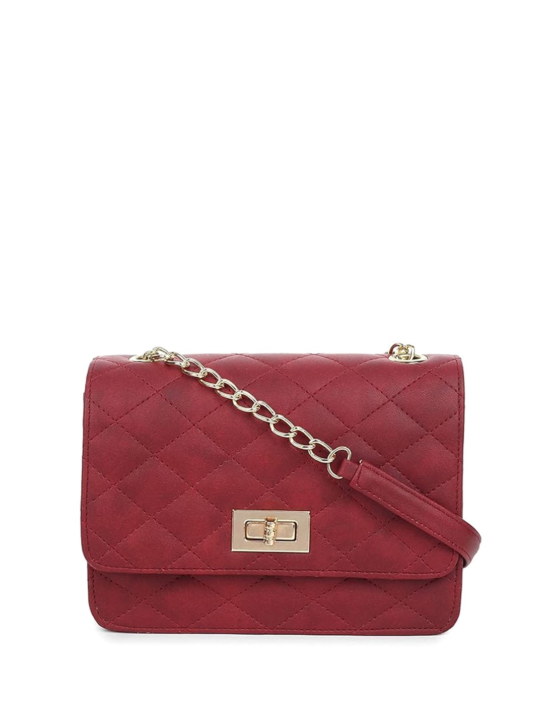 

The Mini NEEDLE Textured Structured Sling Bag, Maroon