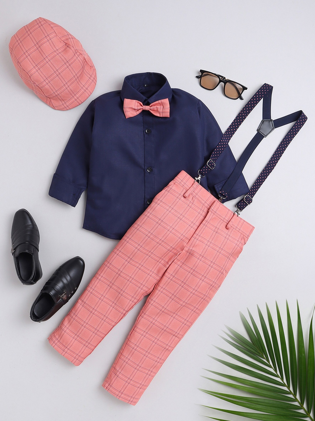 

BAESD Boys Shirt With Trousers, Peach