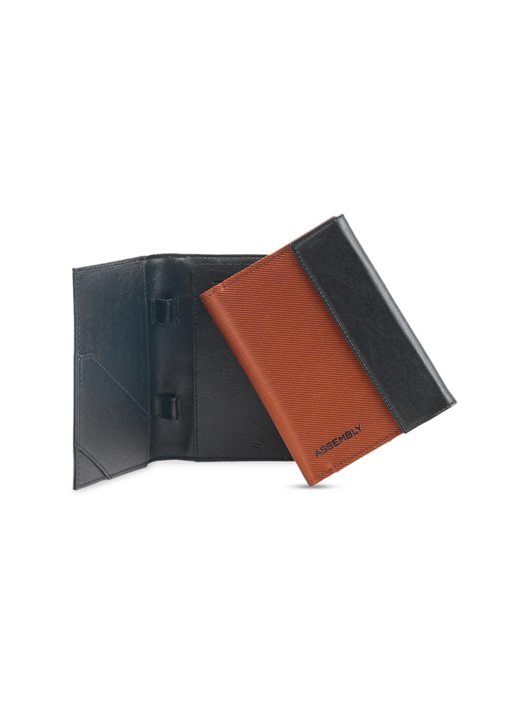 

Assembly Leather Passport Holder with SIM Card Holder, Rust