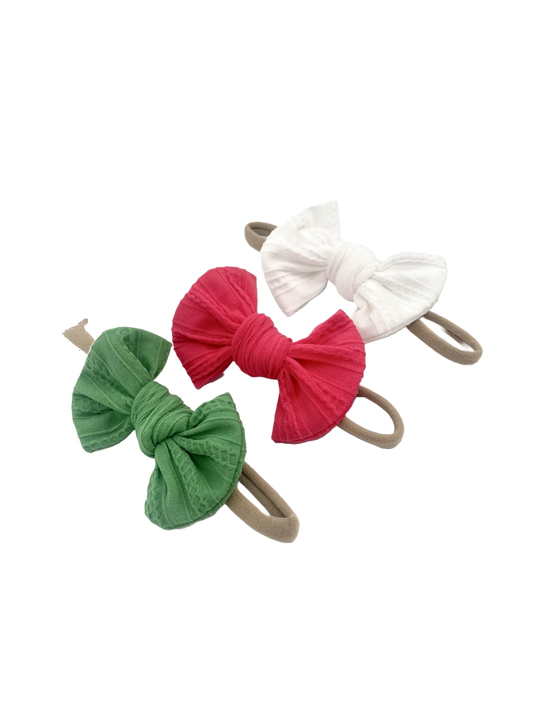 

SYGA Girls Set of 3 Bow Hairbands, Red