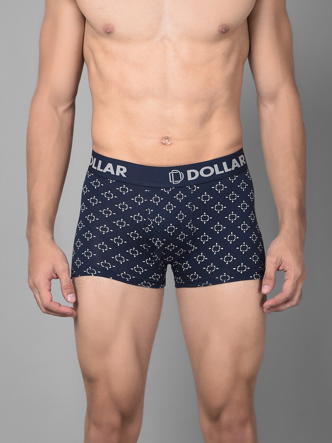 

Dollar Bigboss Men Printed Shuffle Intellisoft Cotton Spandex Trunk, Assorted