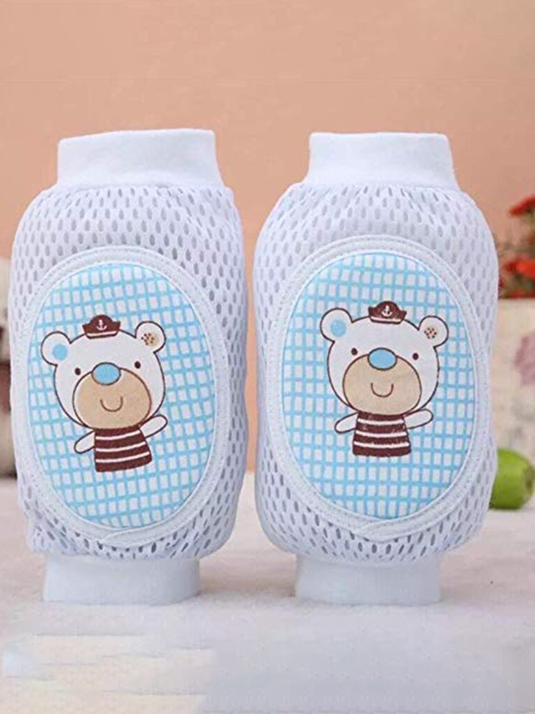 

SYGA Infants Printed Stretchable Knee Safety Protector Elastic Pads, Blue