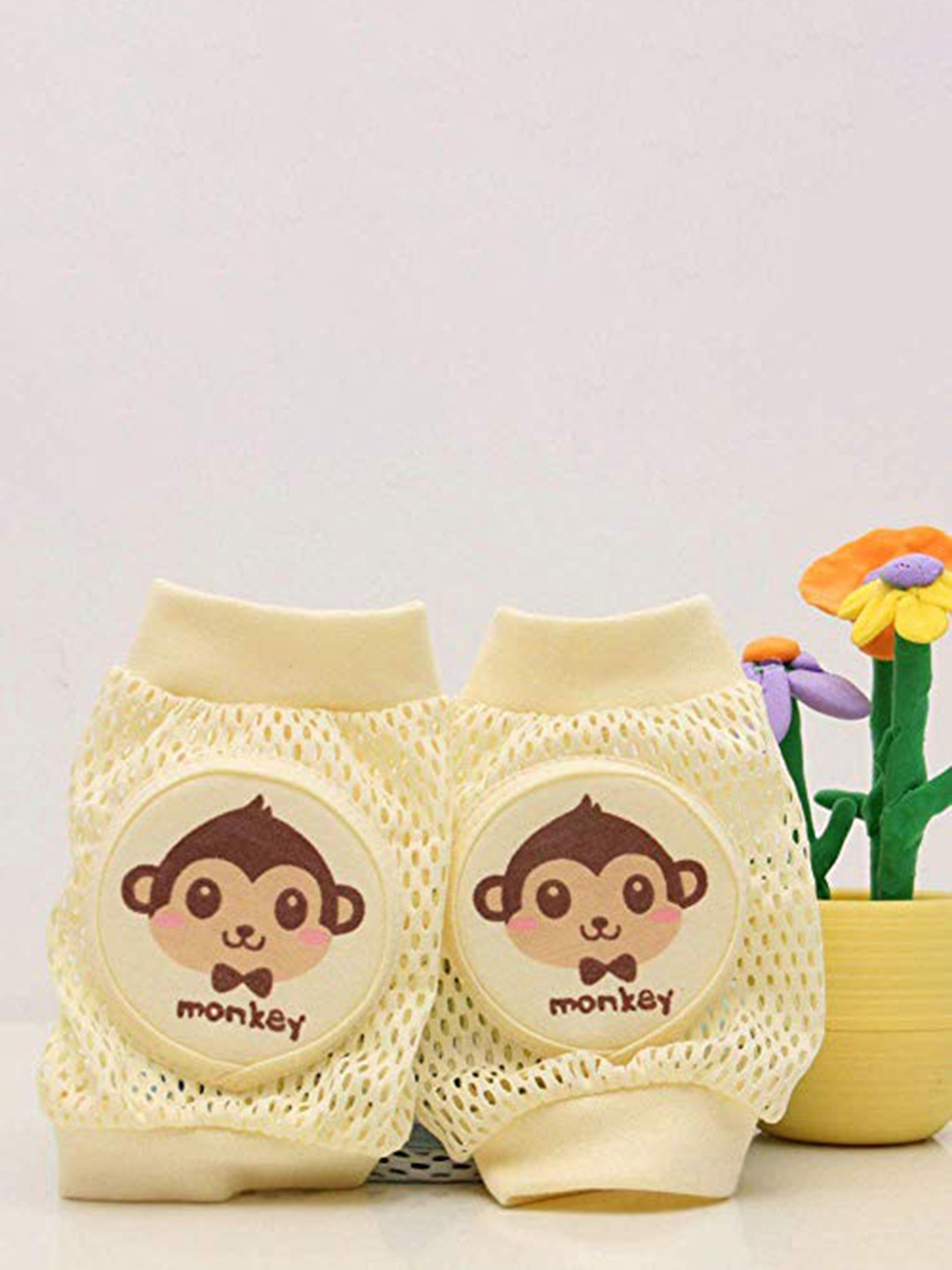 

SYGA Infants Printed Knee Safety Stretchable Protector Elastic Pads, Yellow