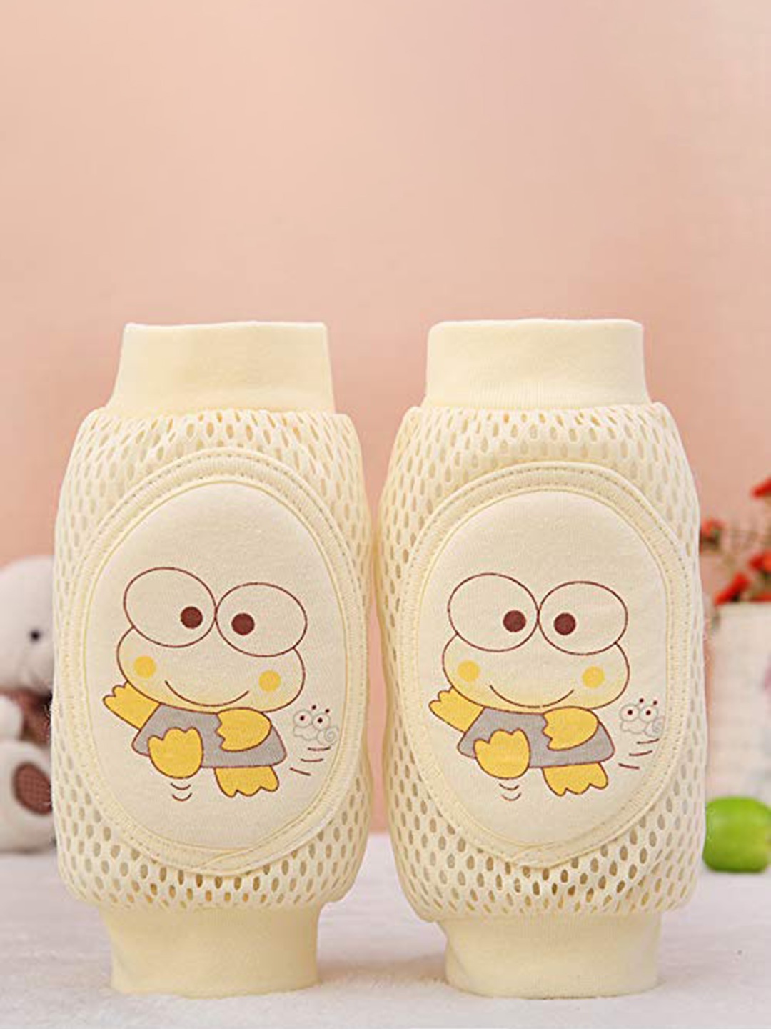 

SYGA Infants Printed Stretchable Padded Knee Safety Protector Pads, Yellow