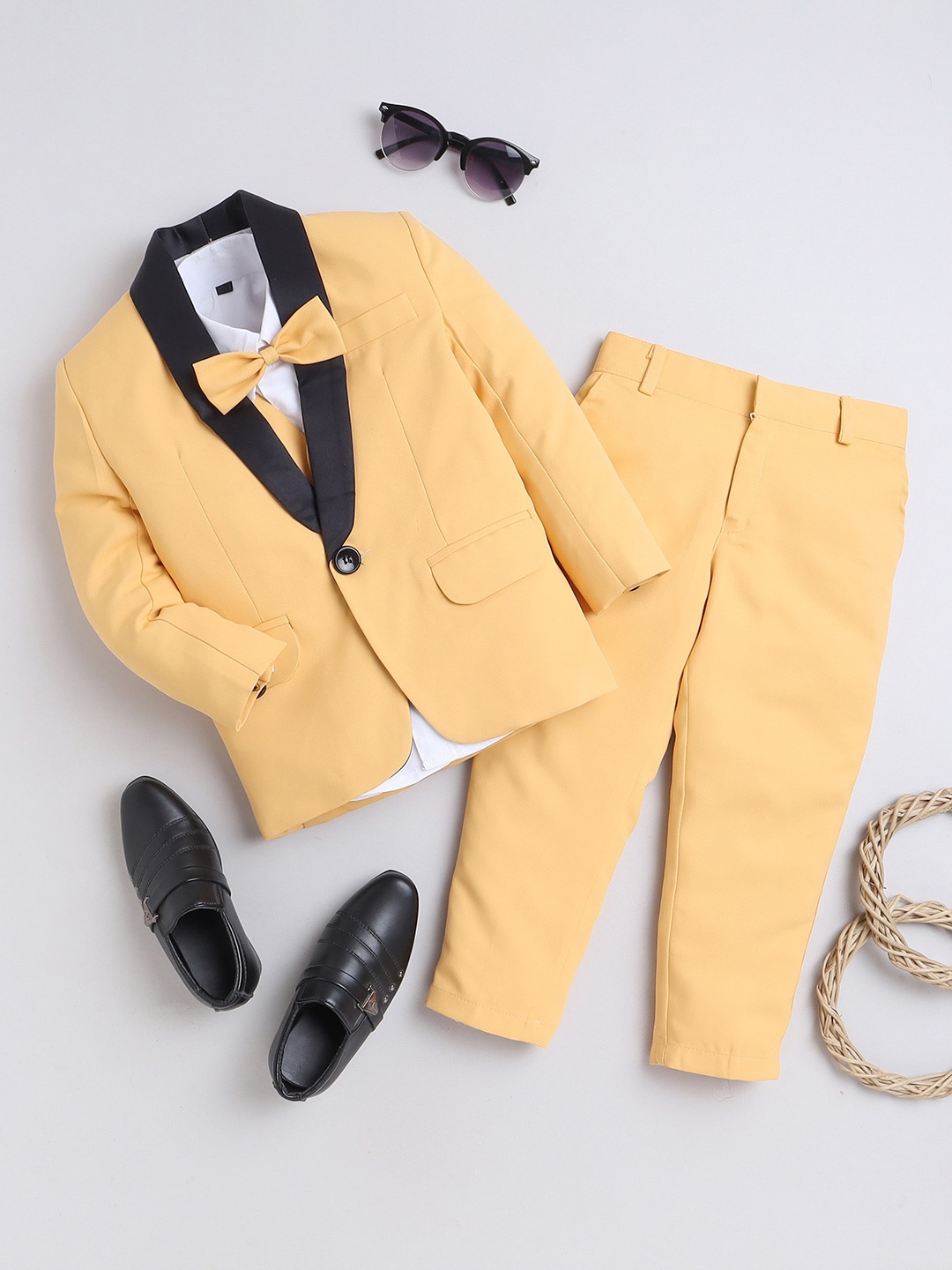 

BAESD Infant Boys 4-Piece Party Suits, Yellow