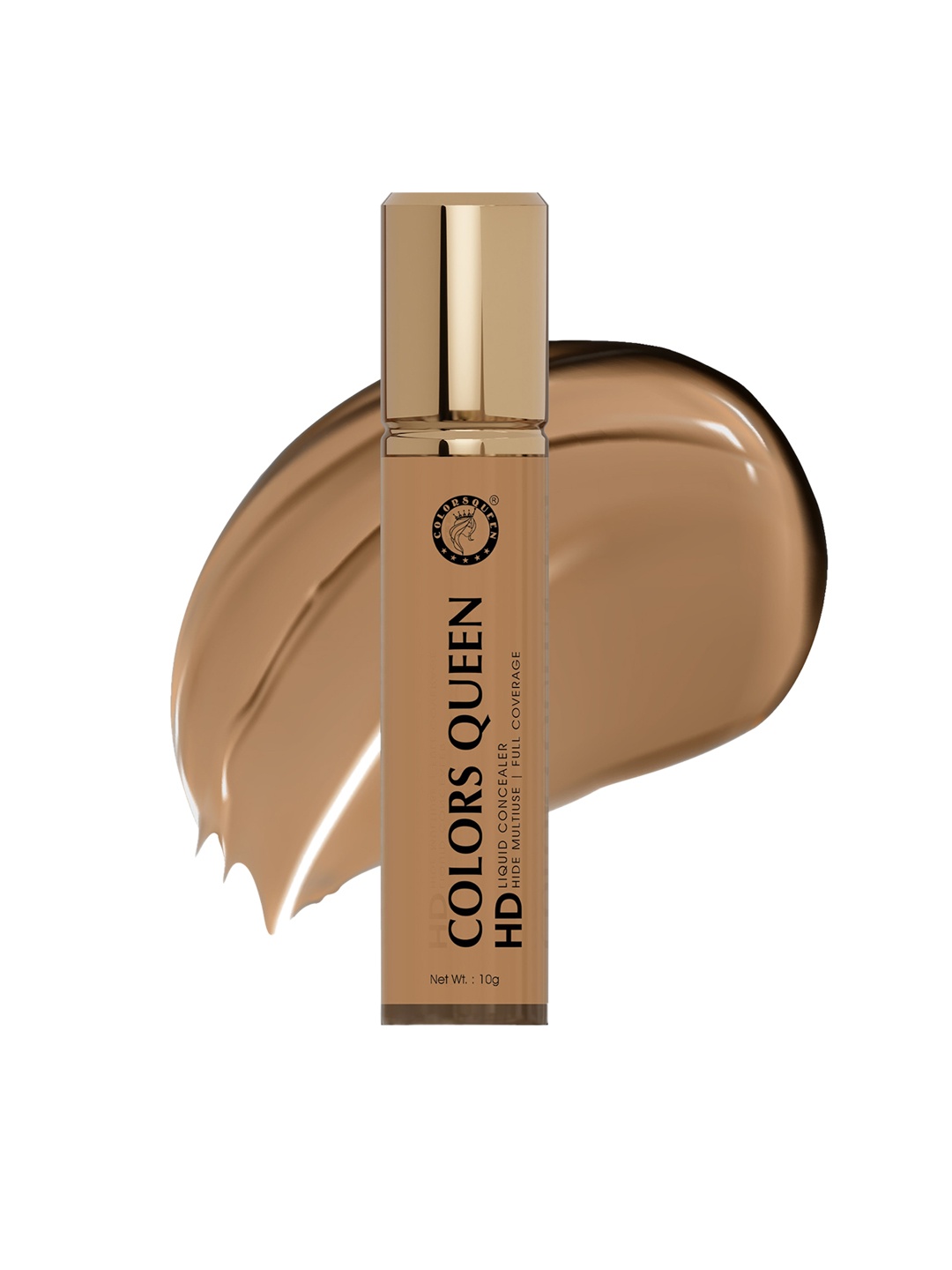 

Colors Queen Full Coverage HD Liquid Concealer 10g - Shade 11, Brown
