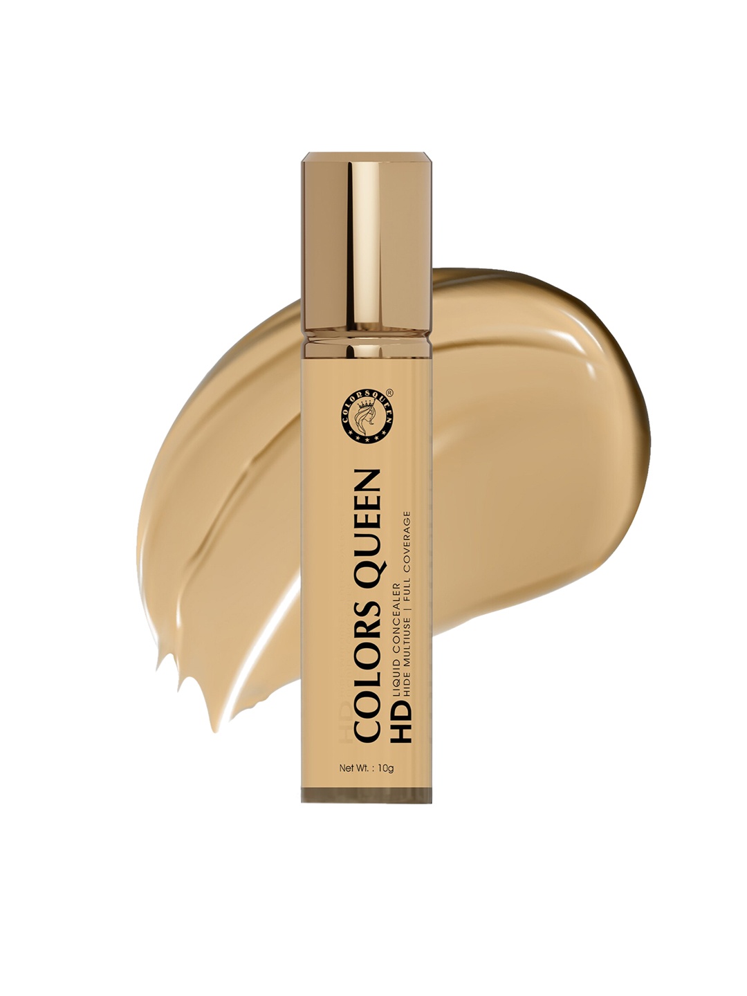 

Colors Queen Full Coverage HD Liquid Concealer 10g - Shade 06, Cream