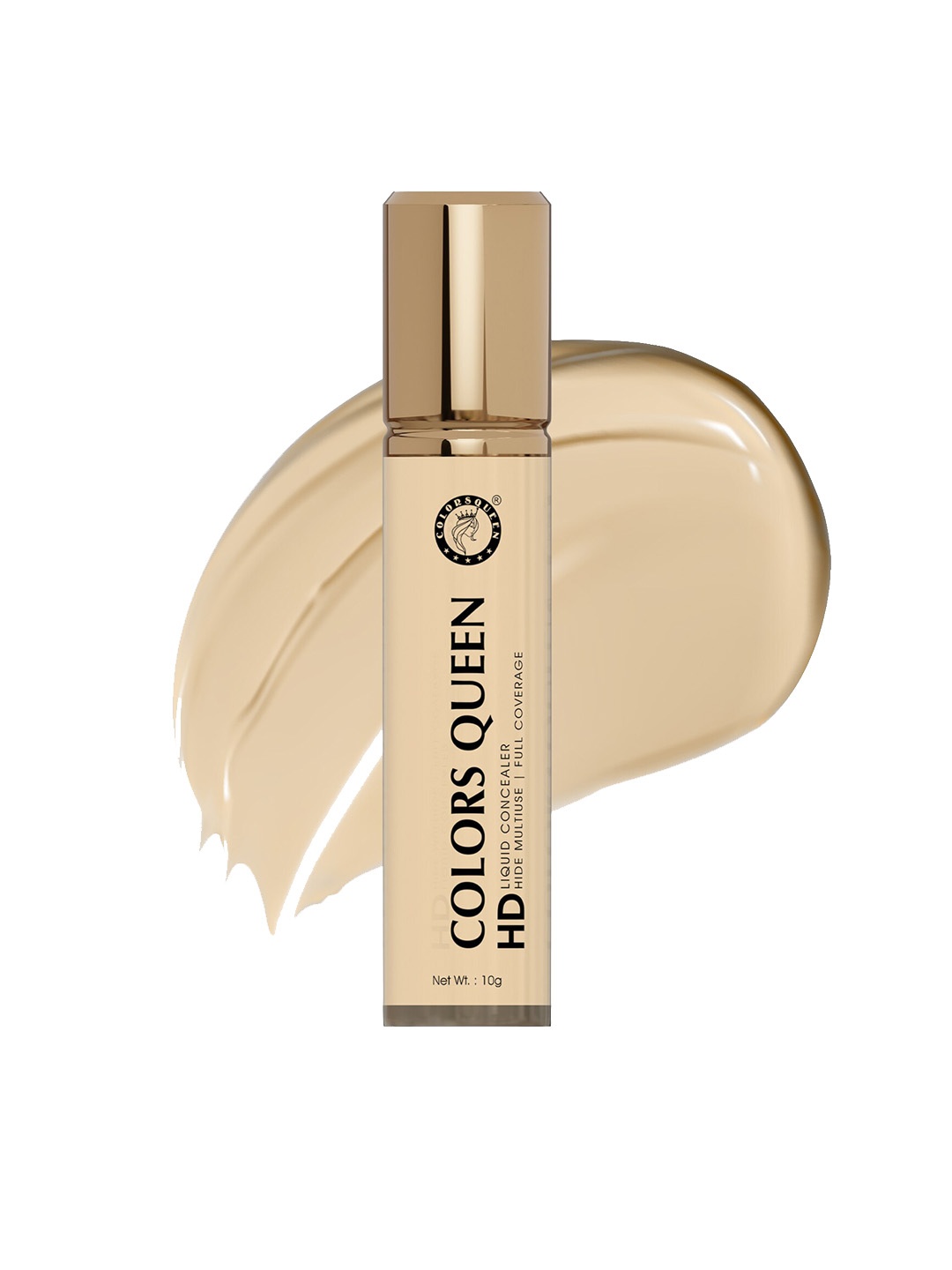 Colors Queen Full Coverage HD Liquid Concealer - 10g - Shade 05, Cream