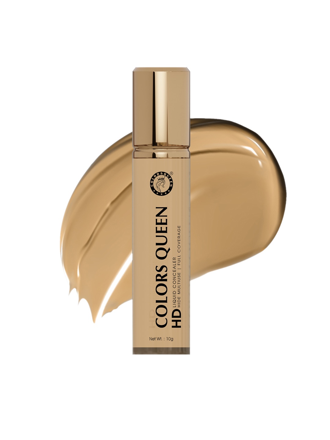 

Colors Queen HD Full Coverage Liquid Concealer 10g - Shade 09, Beige
