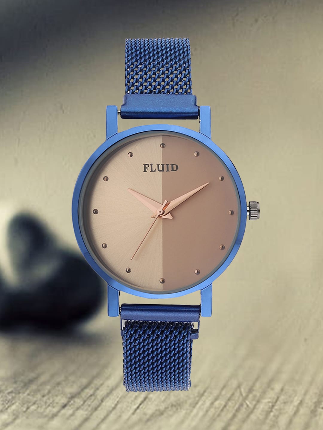 

FLUID Women Bracelet Style Straps Analogue Watch FLWatch24-Mag-BL-08, Cream