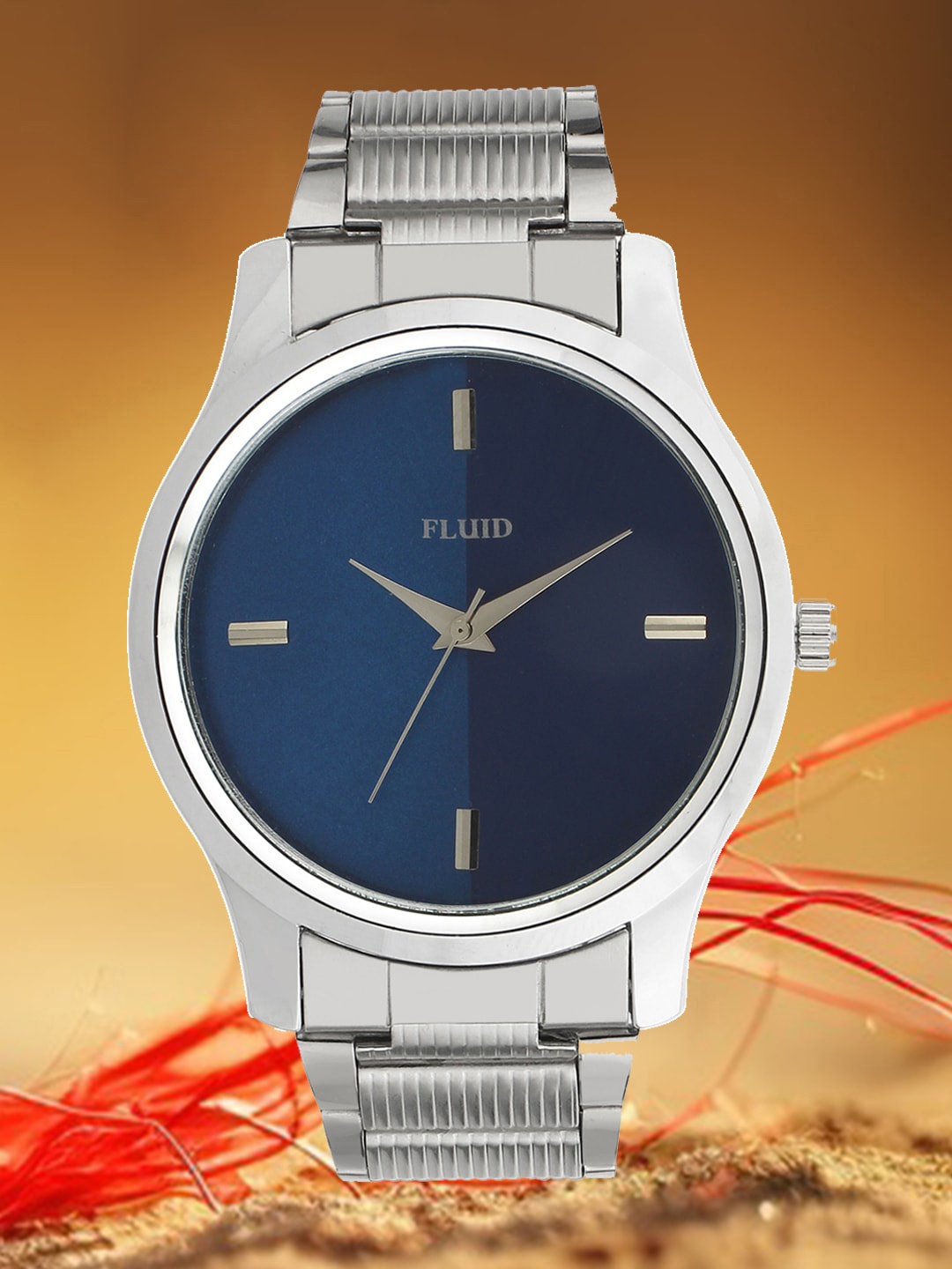 

FLUID Men Bracelet Style Straps Analogue Watch FLWatch24-767G-BL01, Blue