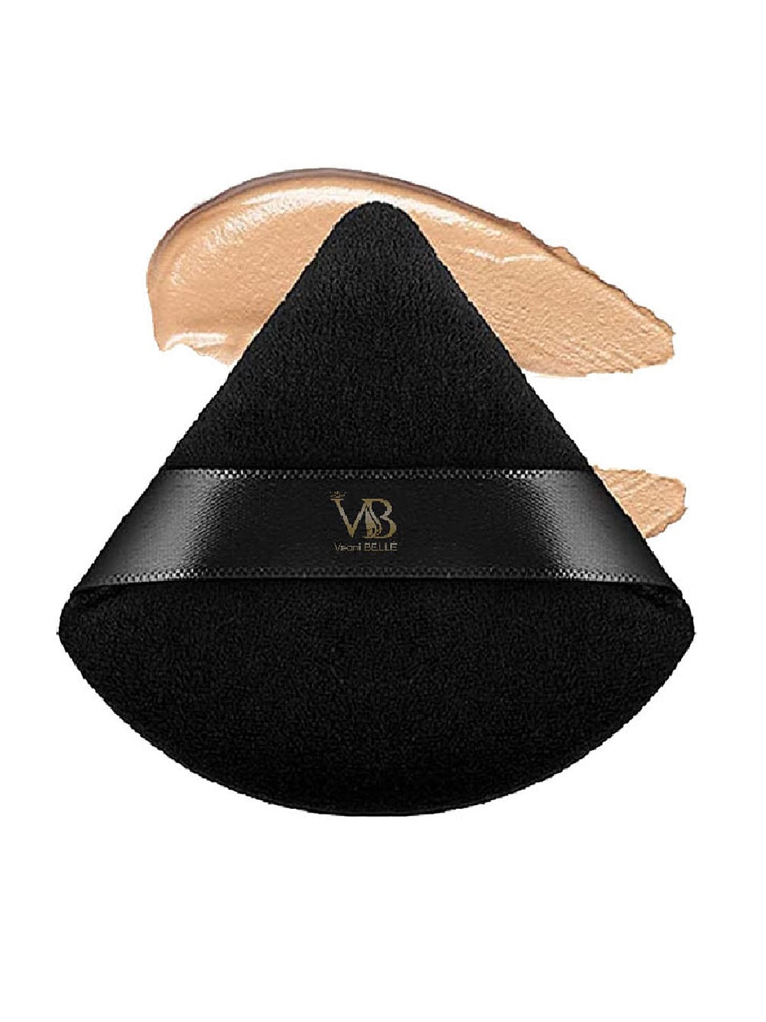

Veoni BELLE Professional Triangle Pizza Puff With Strap - Black