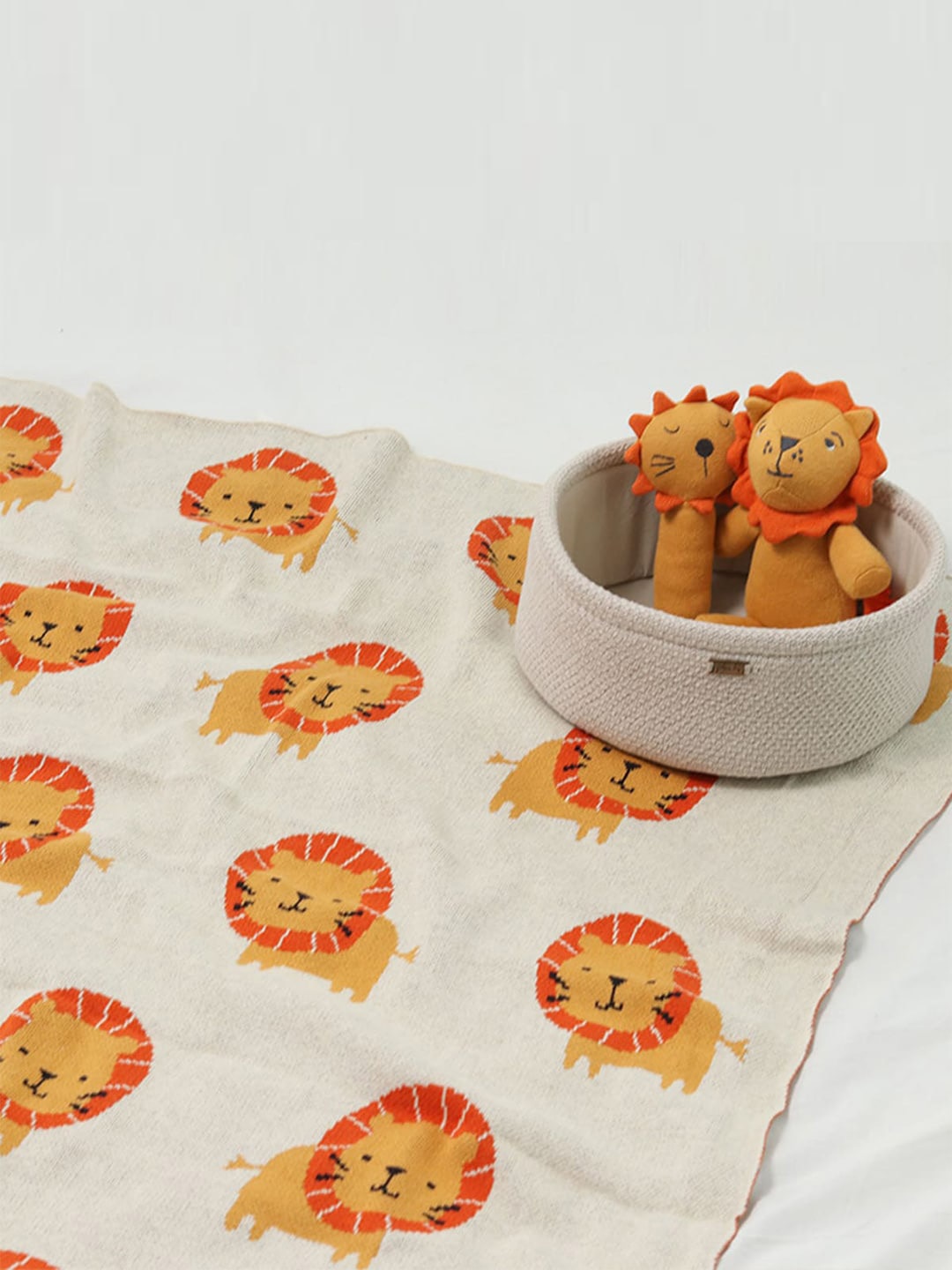 

Pluchi Infants Set Of 4 Printed Pure Cotton Baby Apparel Gift Set, Gold