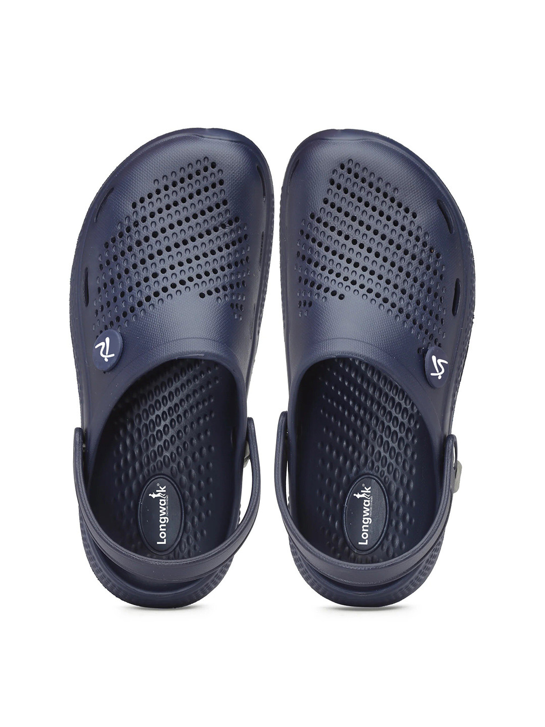 

Longwalk Men Self Design Clogs, Blue