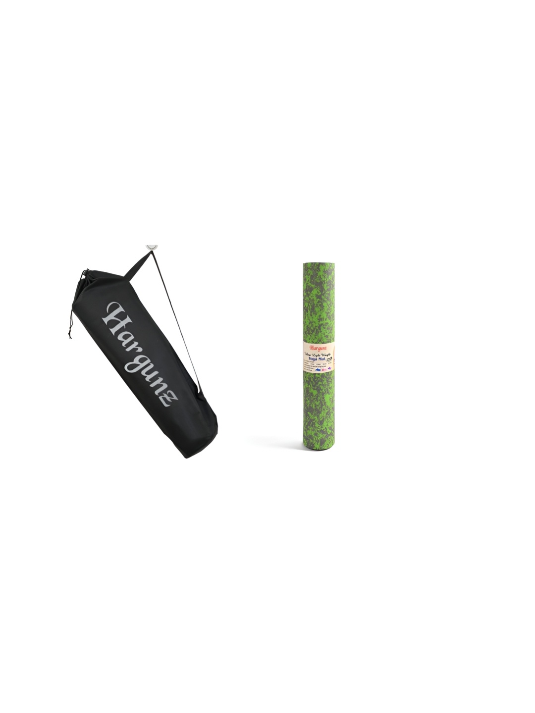

hargunz Green Printed Rectangular Yoga Mat