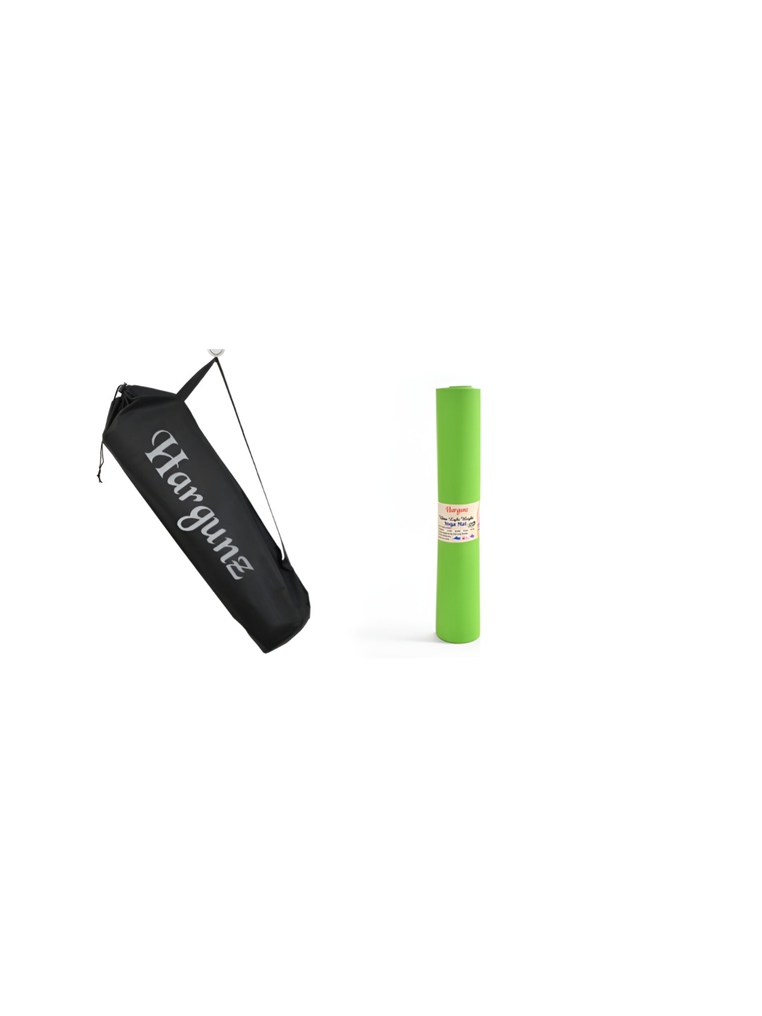

hargunz Lime Green Anti-Skid Yoga Mat