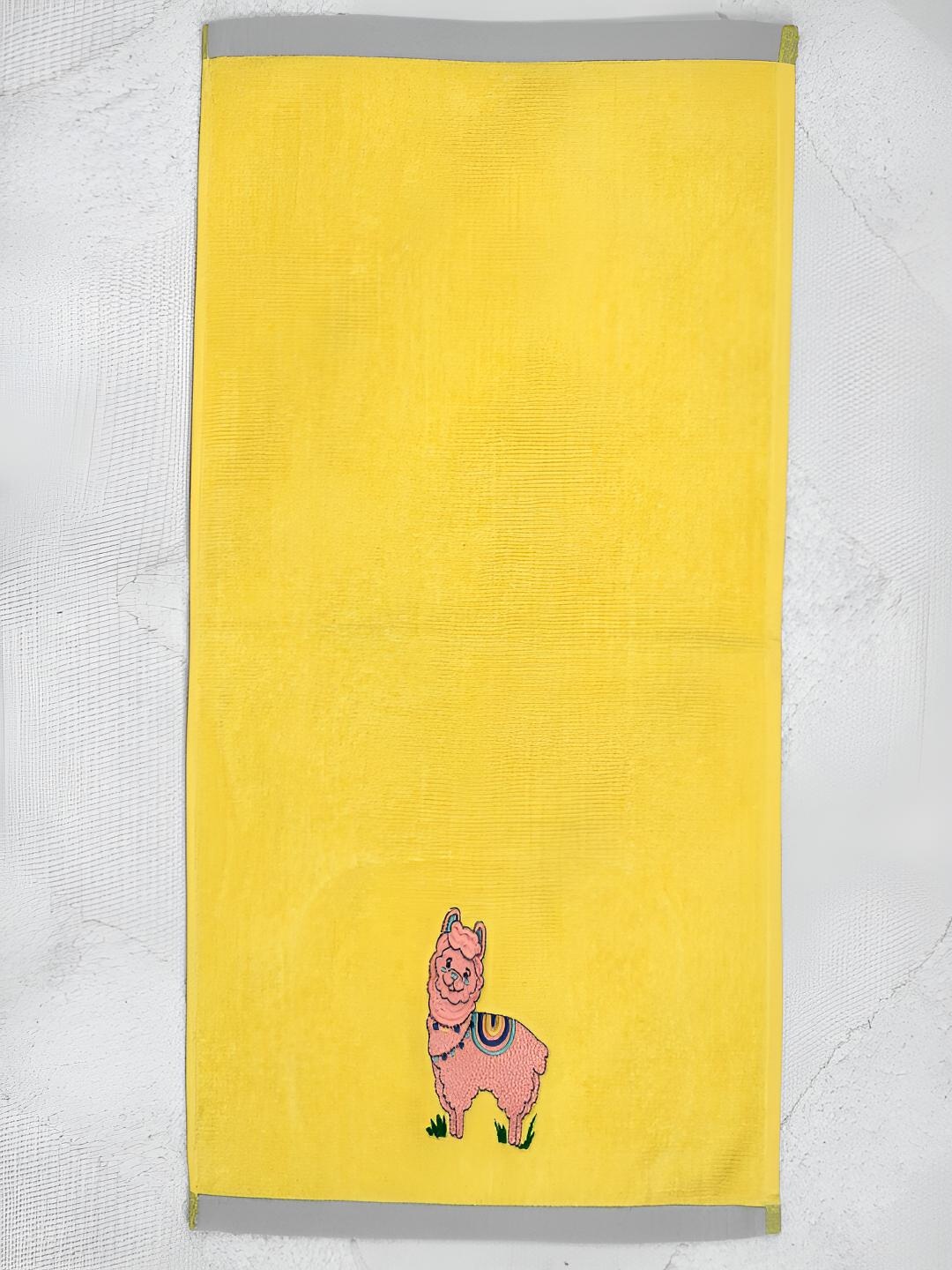 

CUTIE&BOO Dream A Little Dream Yellow Cotton Hand Towel