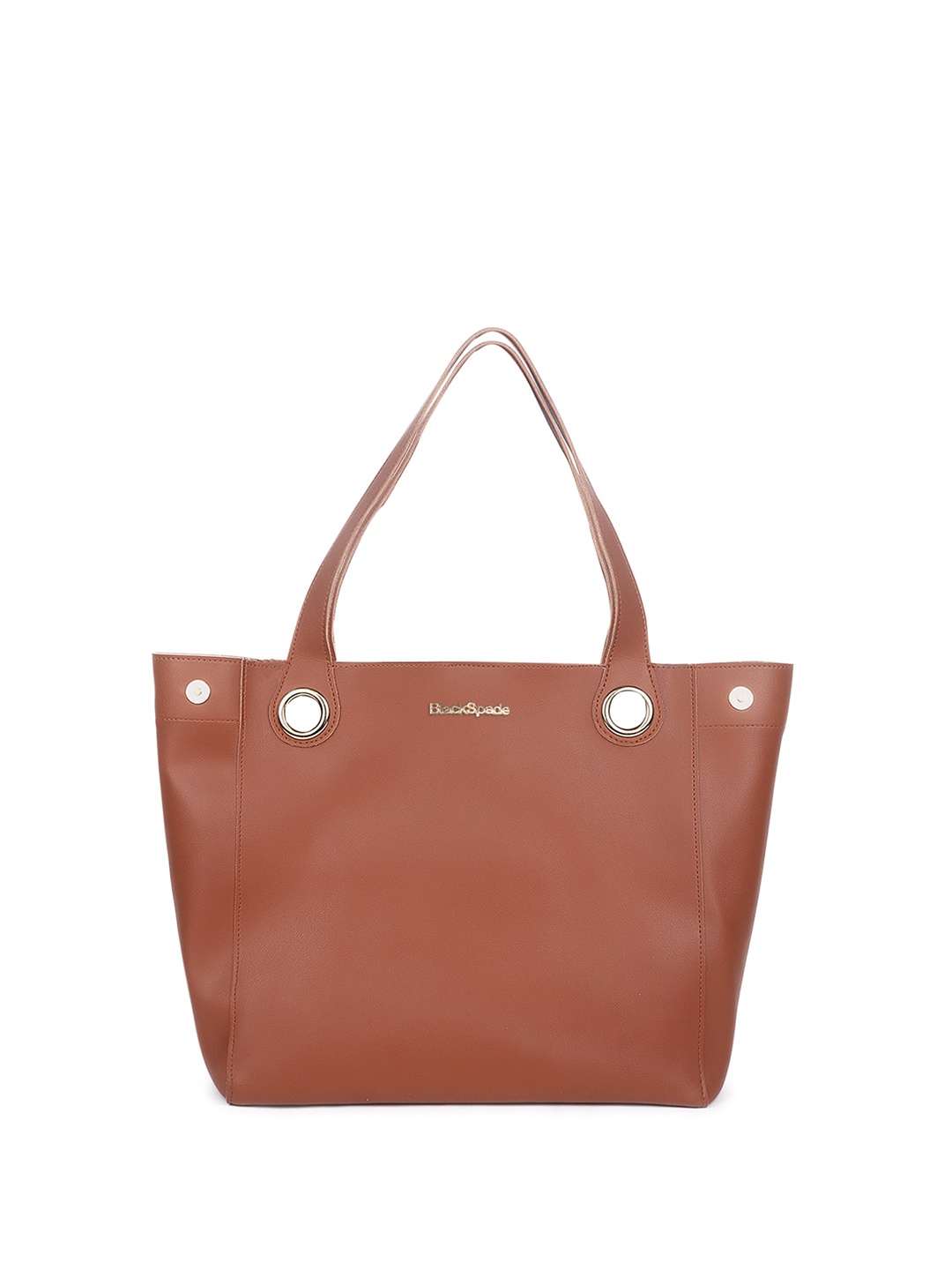 

Black Spade Oversized Shopper Tote Bag, Tan