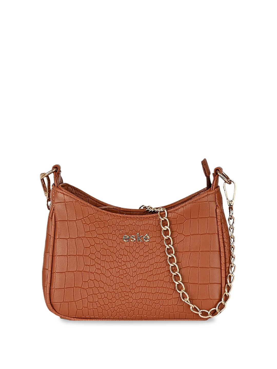 

Eske Jena Textured Structured Small Shoulder Bag, Brown