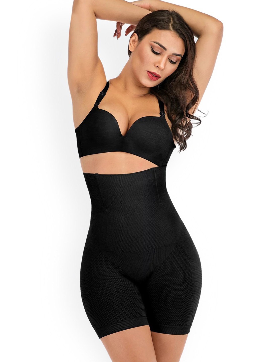

MISS VERVE Women Tummy Contral Shapewear, Black