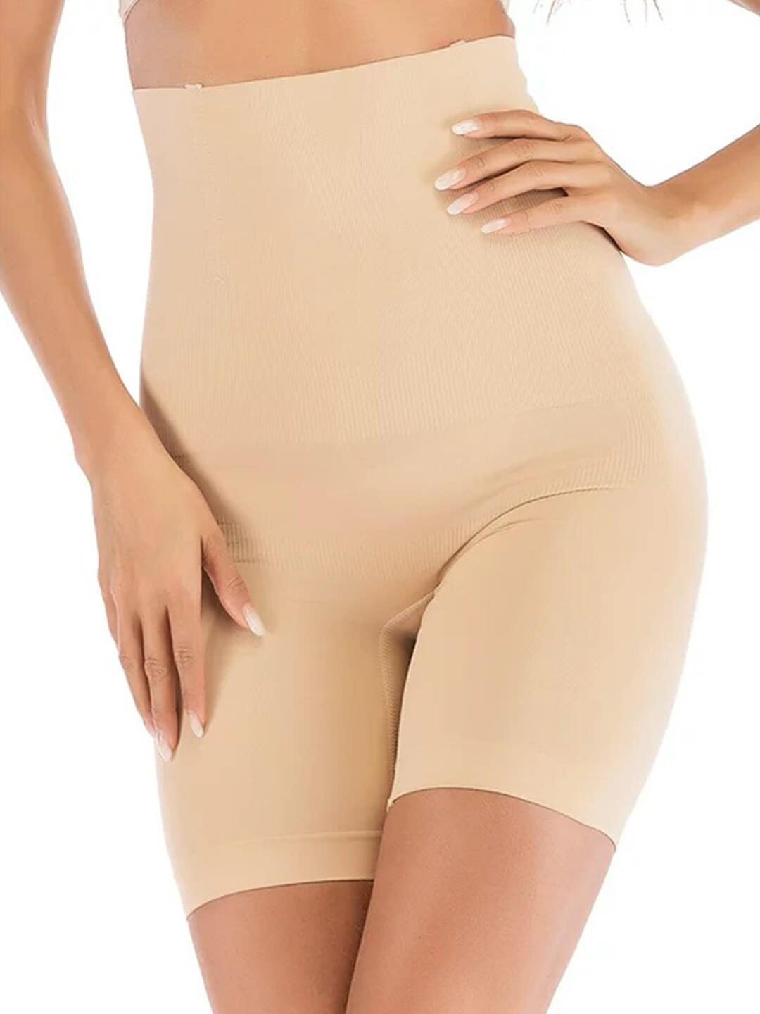 

MISS VERVE High Rise Tummy Control Shapewear, Cream