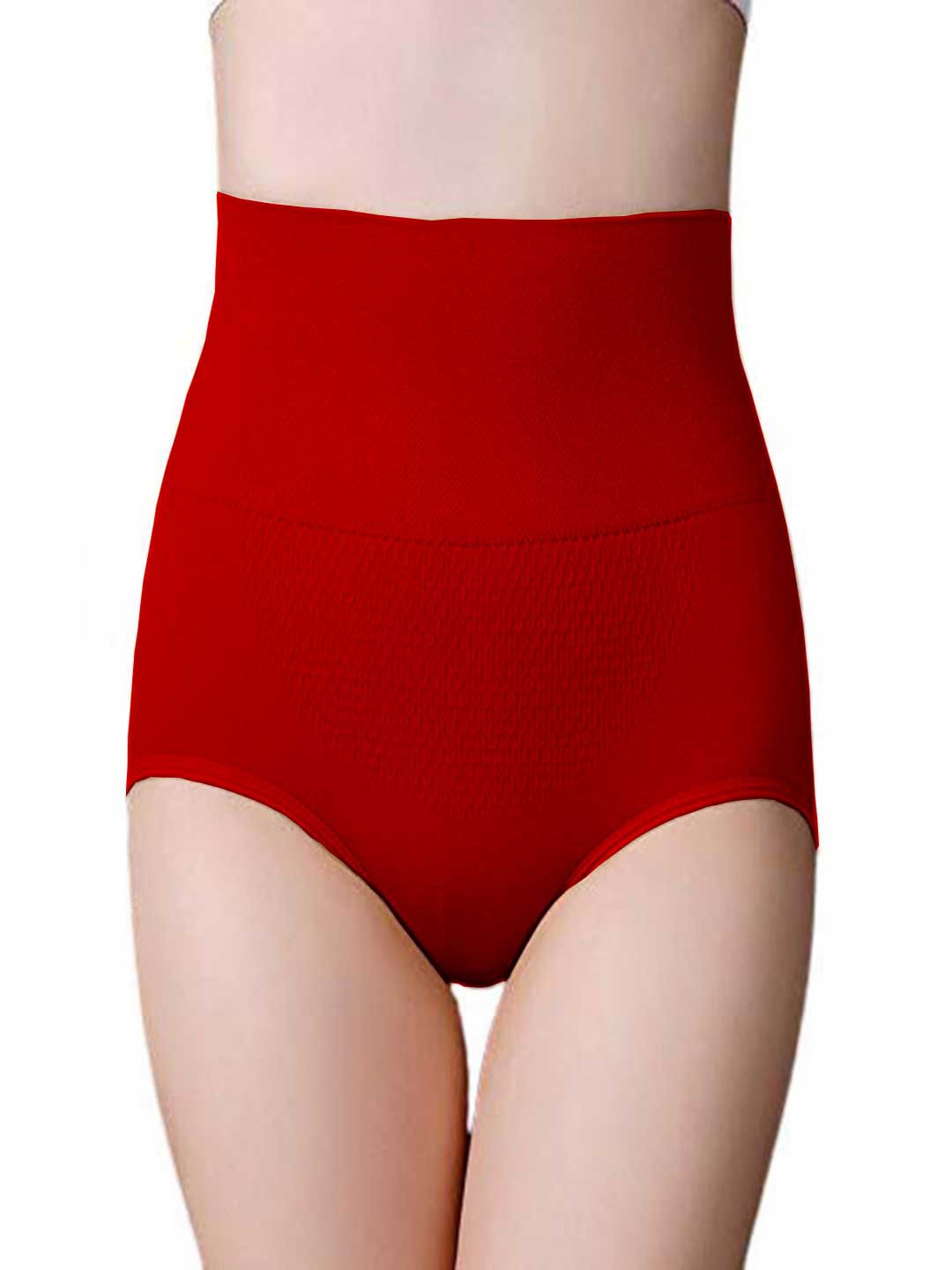 

MISS VERVE Tummy Control Shapewear, Red