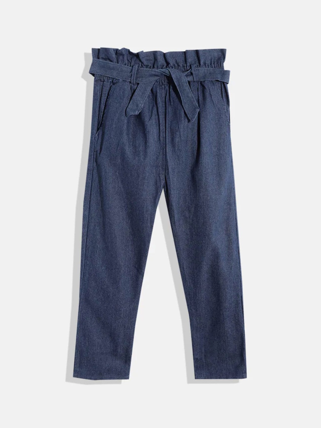 

MANZON Girls Mid-Rise Regular Fit Jeans, Blue