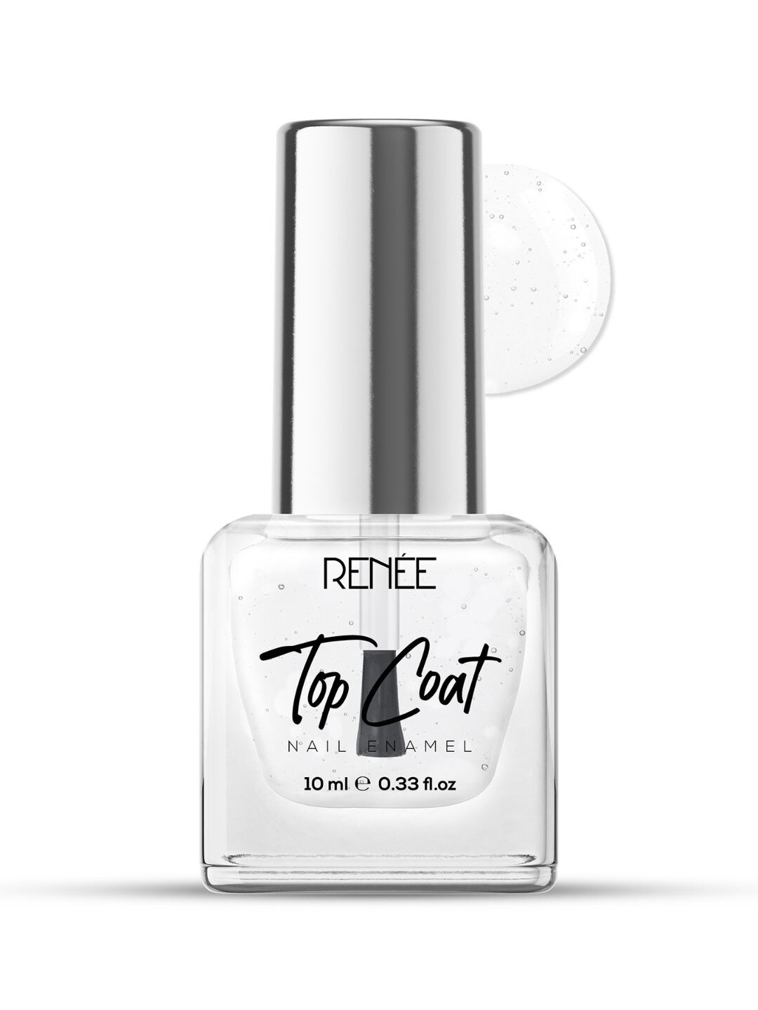 

Renee Top Coat Long Lasting Nail Paint - 10 ml, Transparent