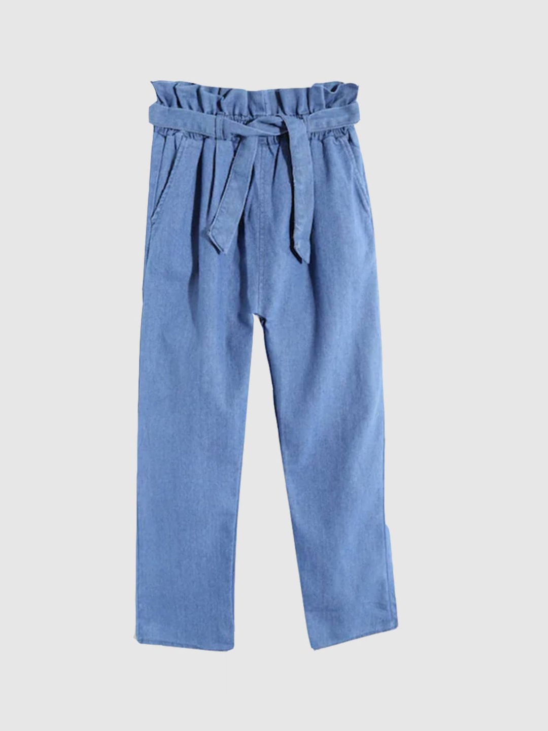 

MANZON Girls Mid-Rise Regular Fit Jeans, Blue