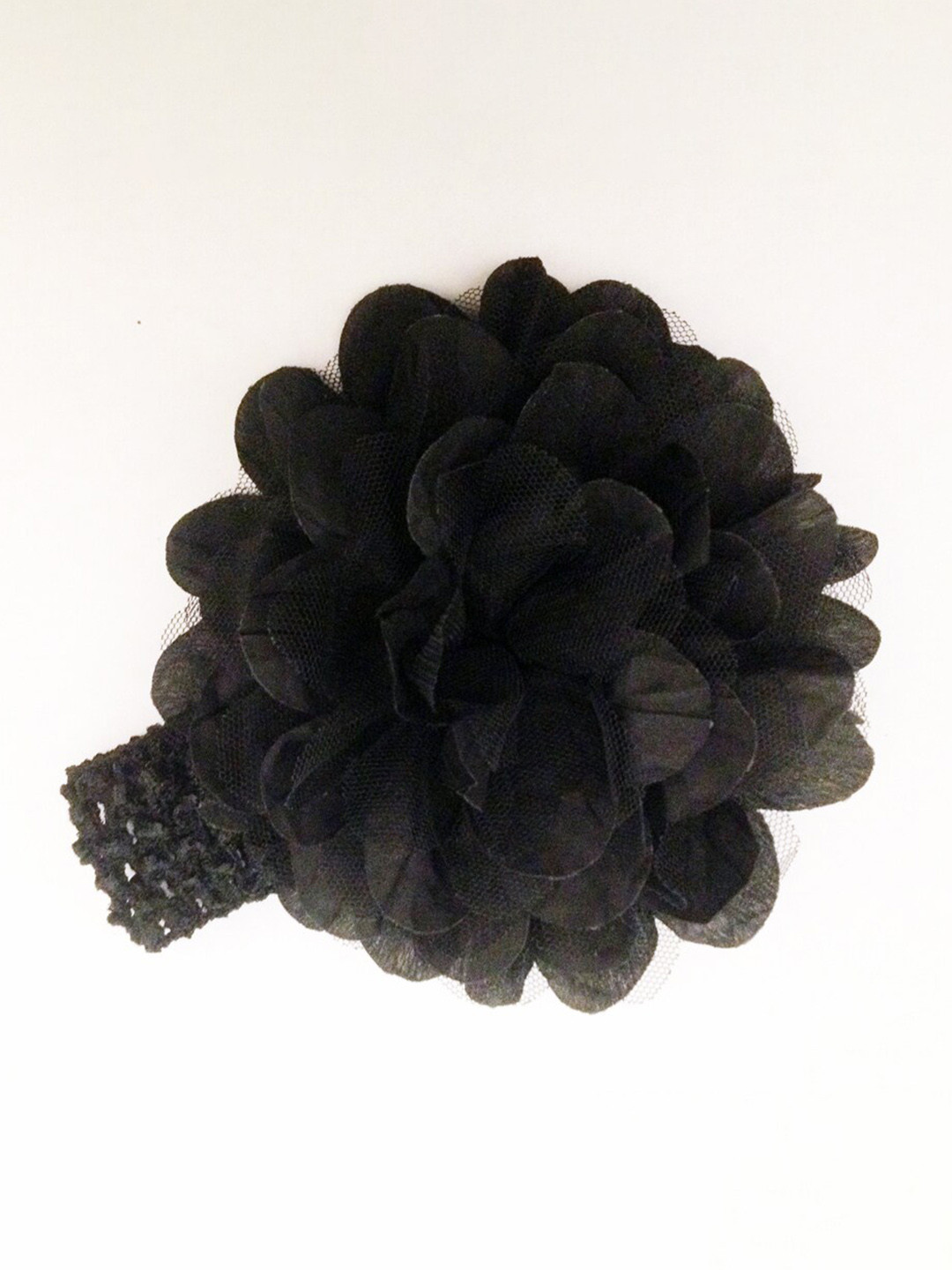 

BAESD Girls Crochet Lace Flower Hairband, Black