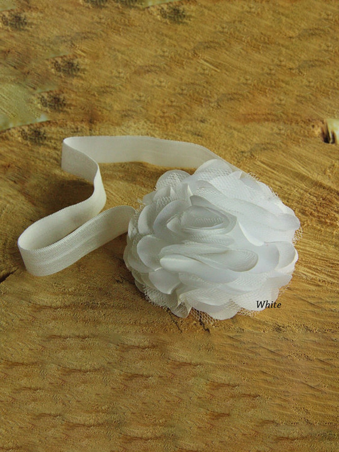 

BAESD Girls Lace Hairband, White