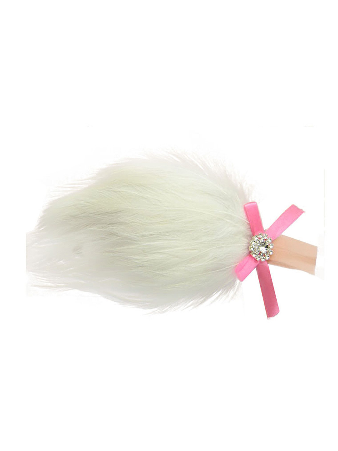 

BAESD Girls Feather Rhinestone Embellished Hairband, White