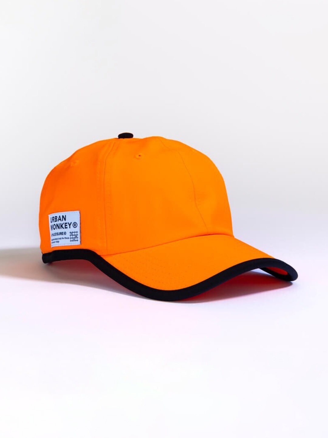 

Urban Monkey Unisex Cotton Baseball Cap, Orange