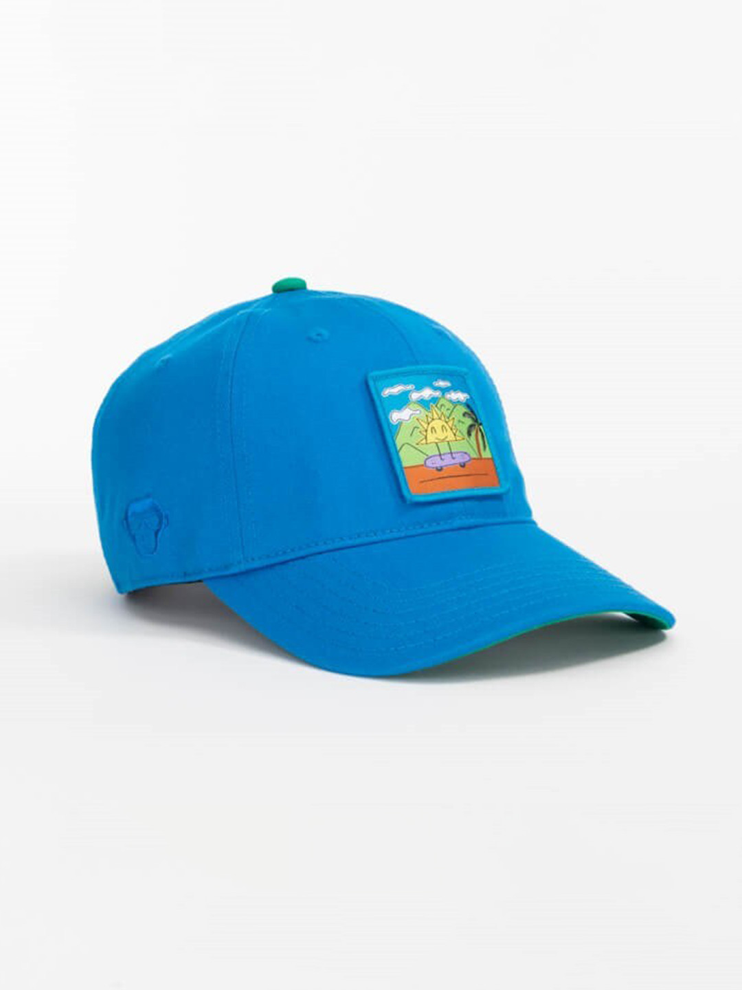 

Urban Monkey Unisex Printed Cotton Baseball Cap, Blue