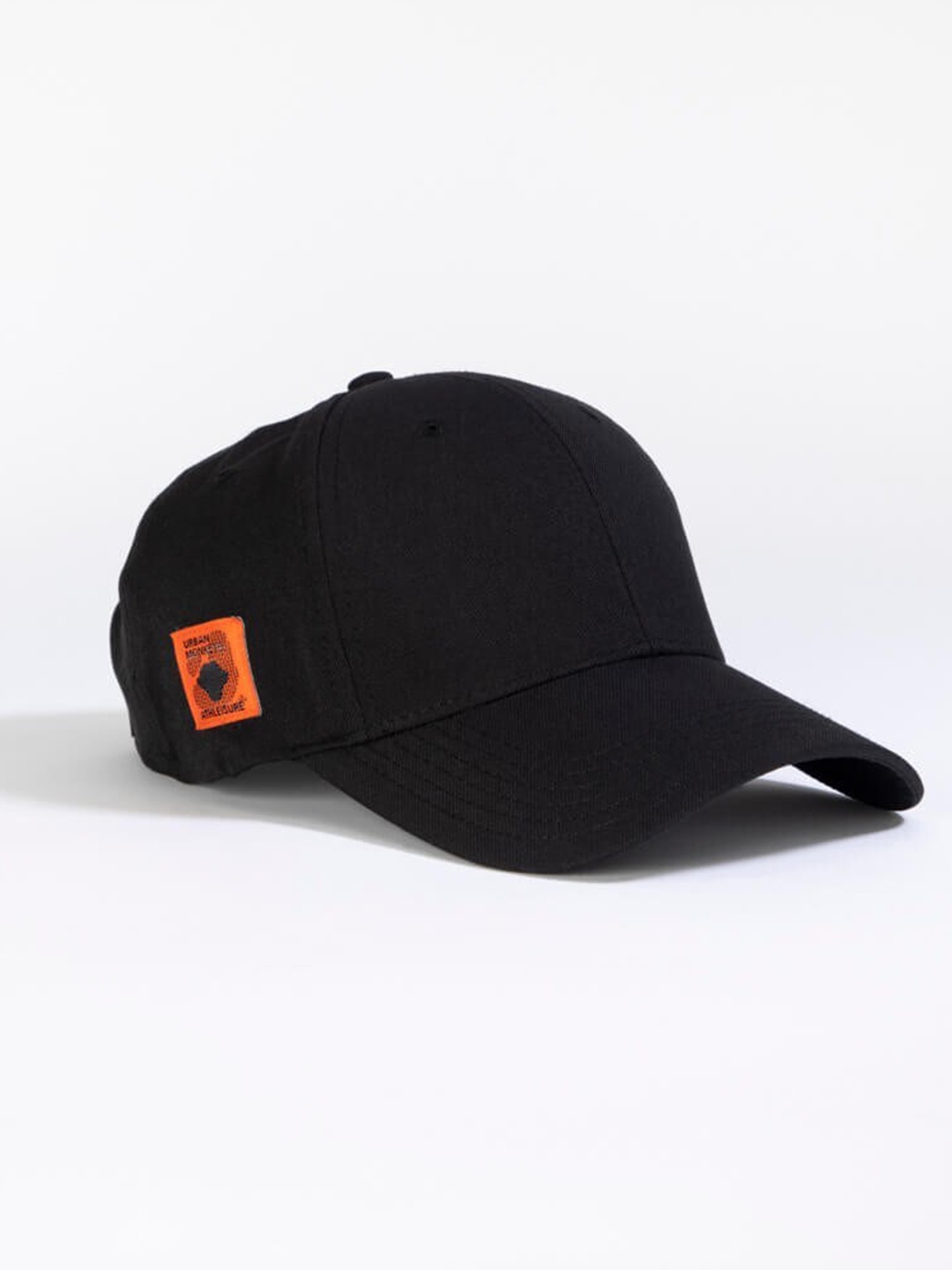 

Urban Monkey Unisex Cotton Baseball Cap, Black