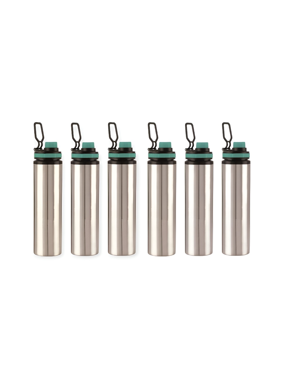

ATROCK Blue & Black 6 Pieces Stainless Steel Water Bottles 900 ml Each