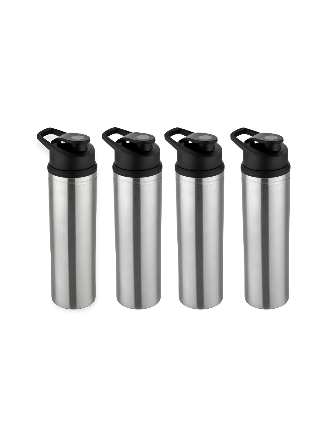 

ATROCK Silver-Toned 4 Pieces Stainless Steel Water Bottles 900 ml Each