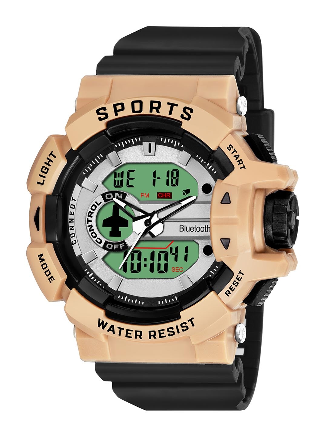 

Walrus Sports-v Unisex Dial & Straps Analogue and Digital Watch WWTM-SPORTS-V-070206, Silver