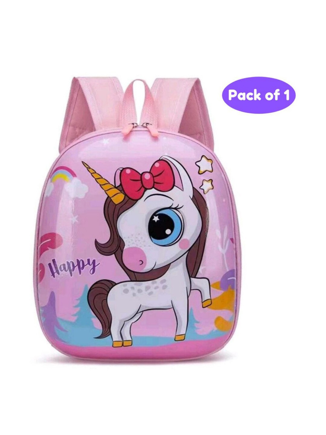 

BAESD Kids Unicorn Graphic Print Small Backpack, Pink