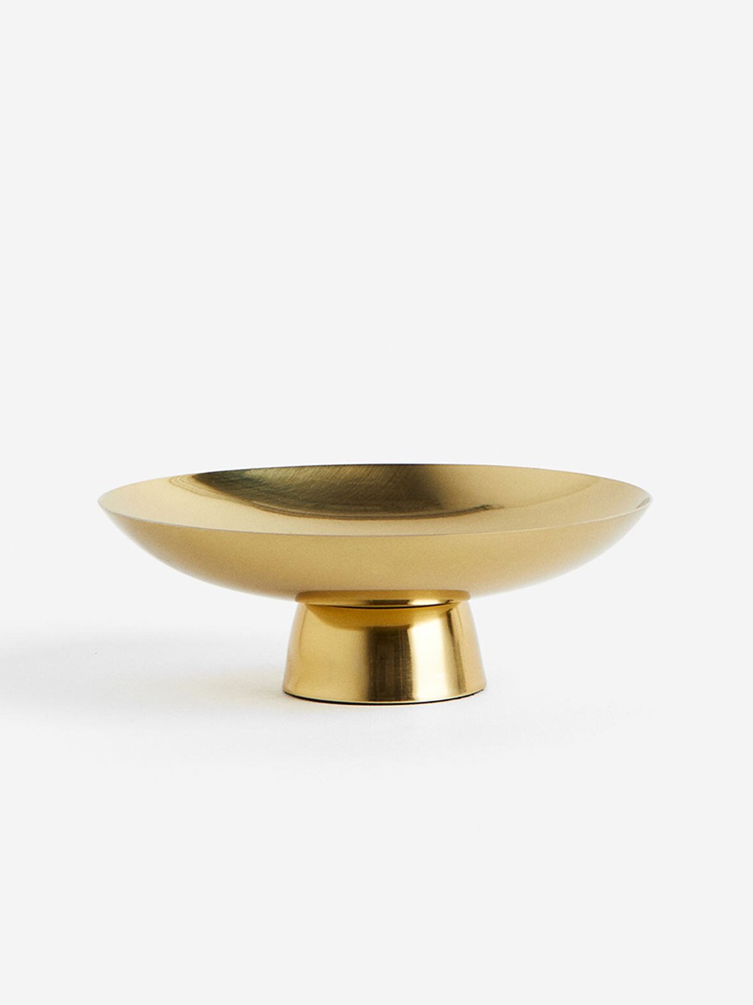 

H&M Gold-Toned Metal Dish With A Base