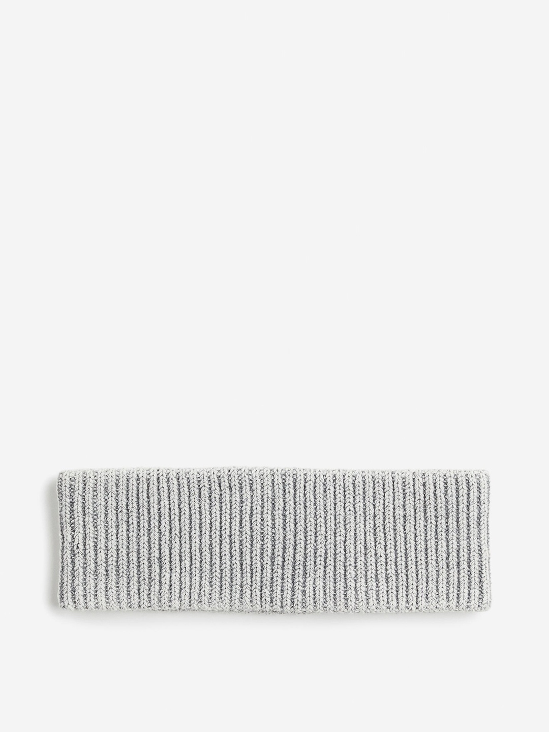 

H&M Rib-Knit Headband, Grey
