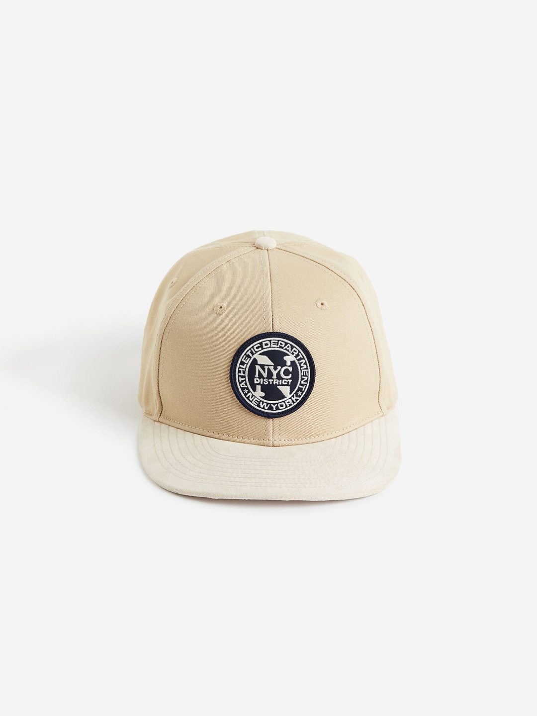

H&M Men Cap With An Applique, Beige