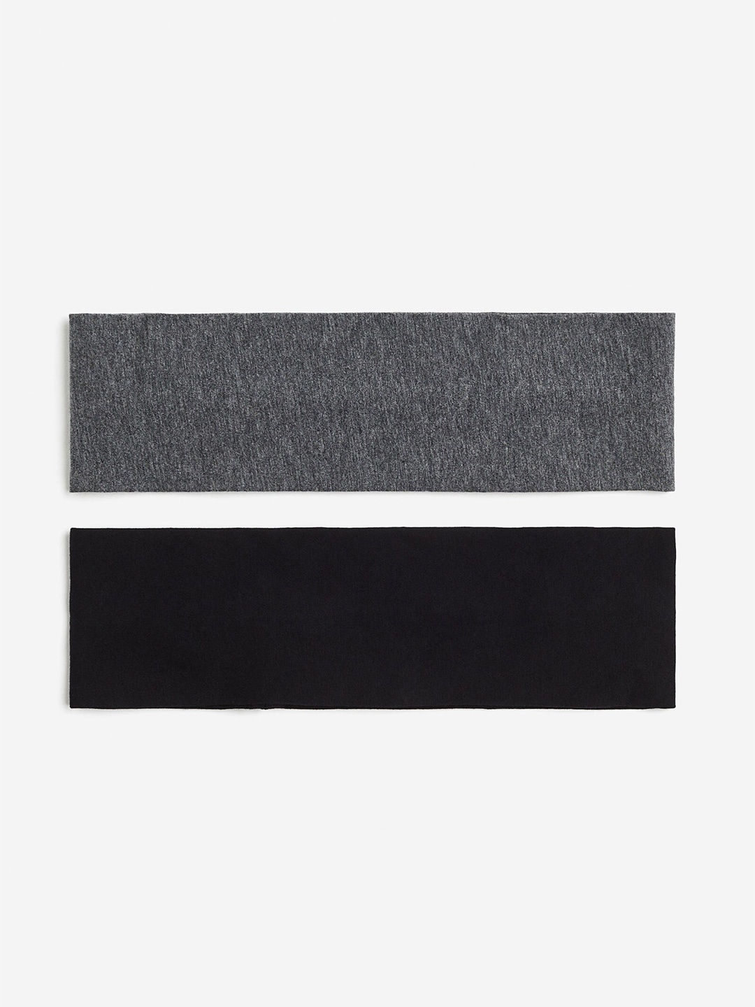 

H&M 2-Pack Jersey Headbands, Grey