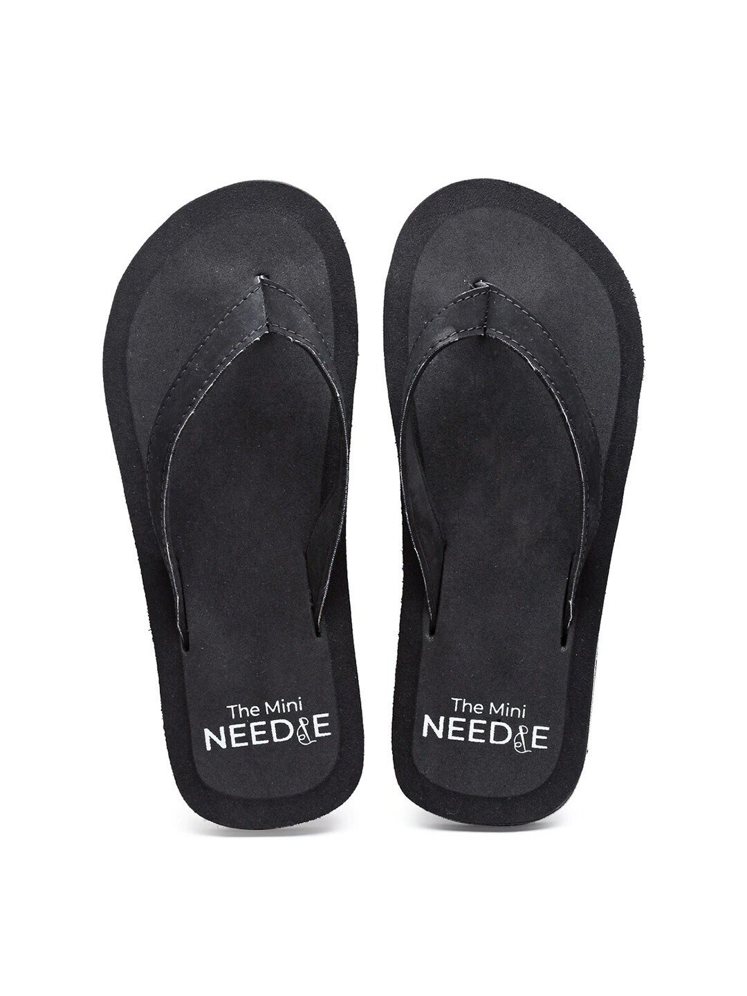

The Mini NEEDLE Men Thong Flip-Flops, Black