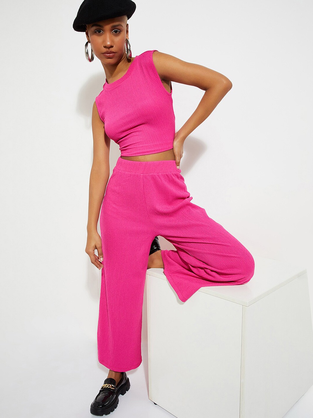 

max Women Trousers, Fuchsia