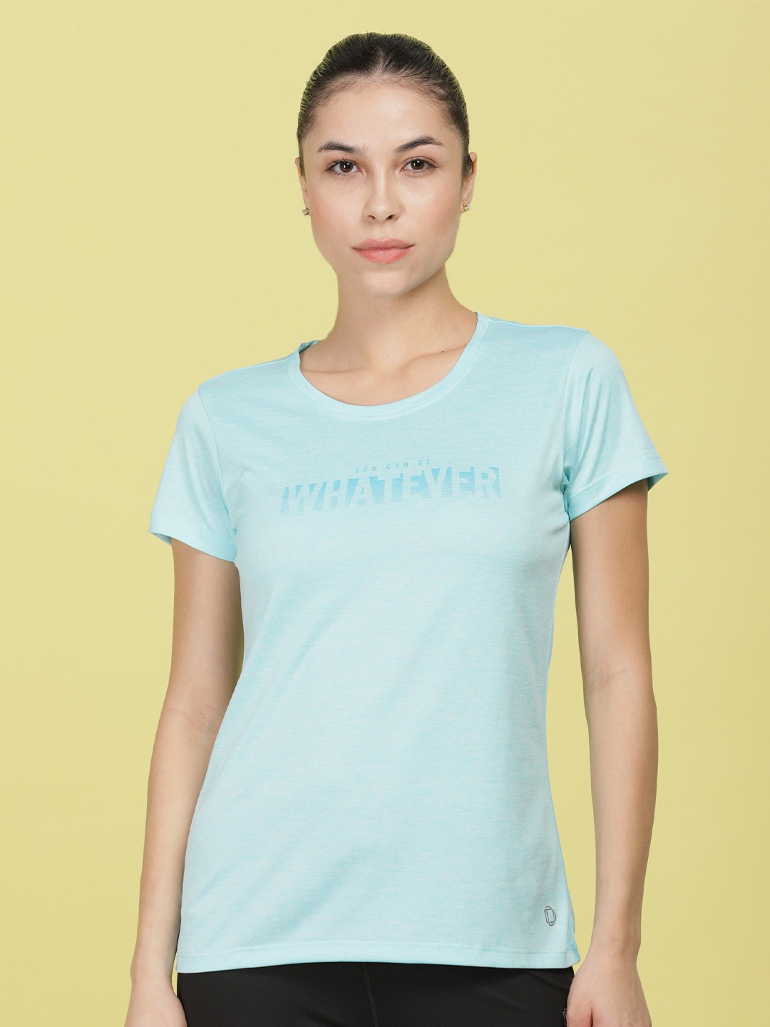 

Dollar Women Microfiber Printed Anti Bacterial Sports T-Shirt, Blue