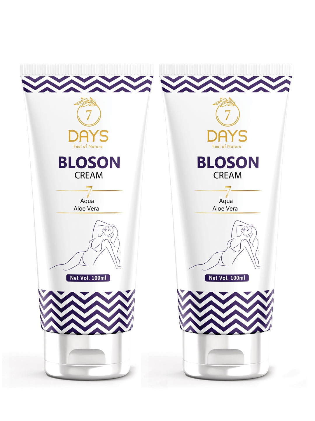 

7 DAYS Set Of 2 Bloson Cream With Vitamin E - 100ml Each, White