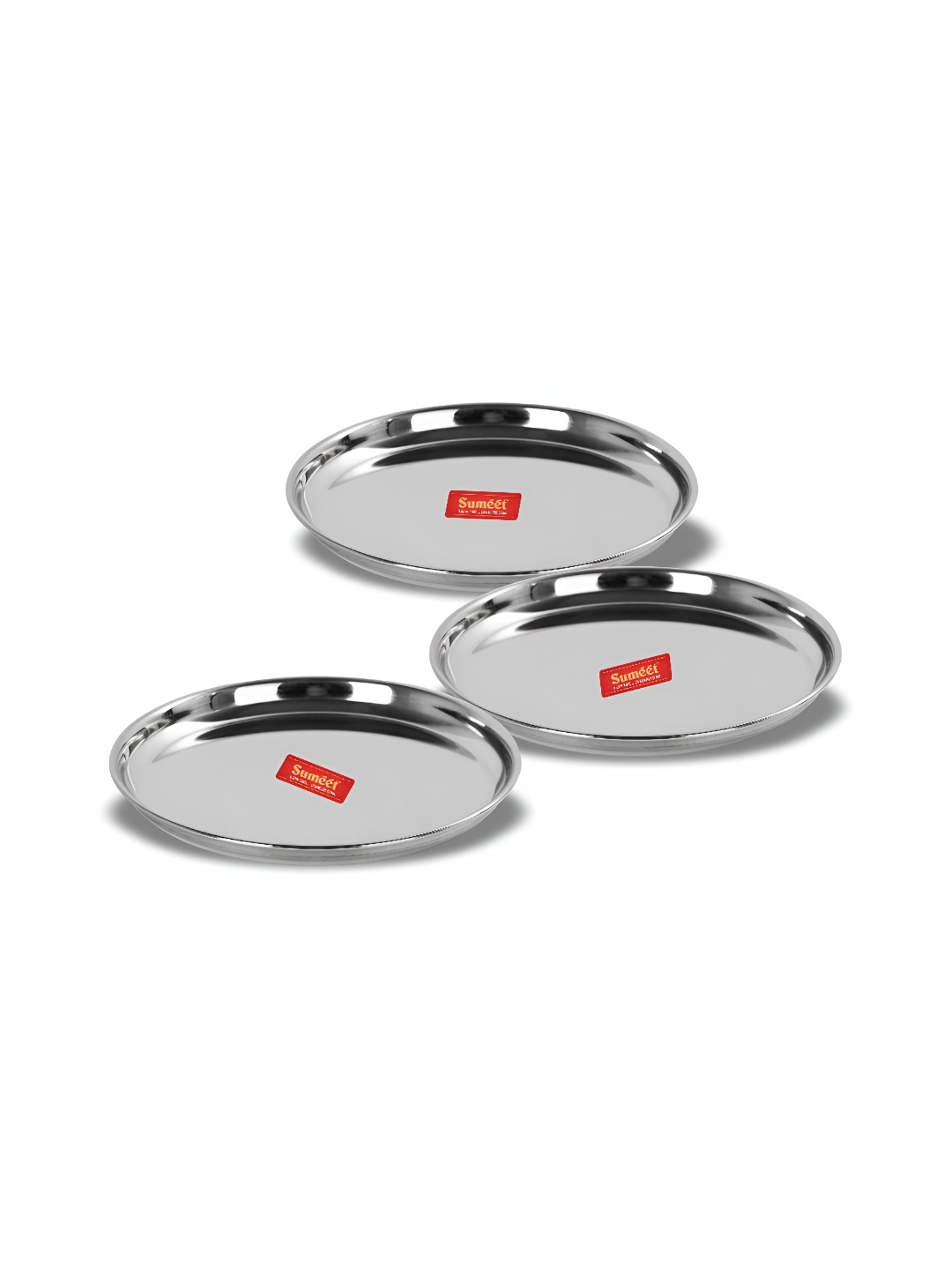 

Sumeet 3 Pieces Stainless Steel Smooth Surface Dinnerware